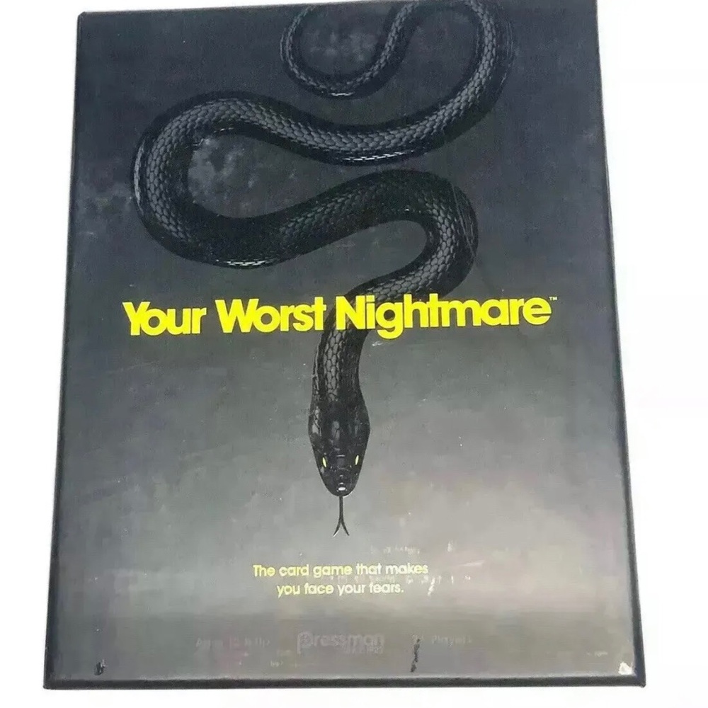 Your Worst Nightmare Card Game by PRESSMAN SCARY NIGHTMARES SPIDERS